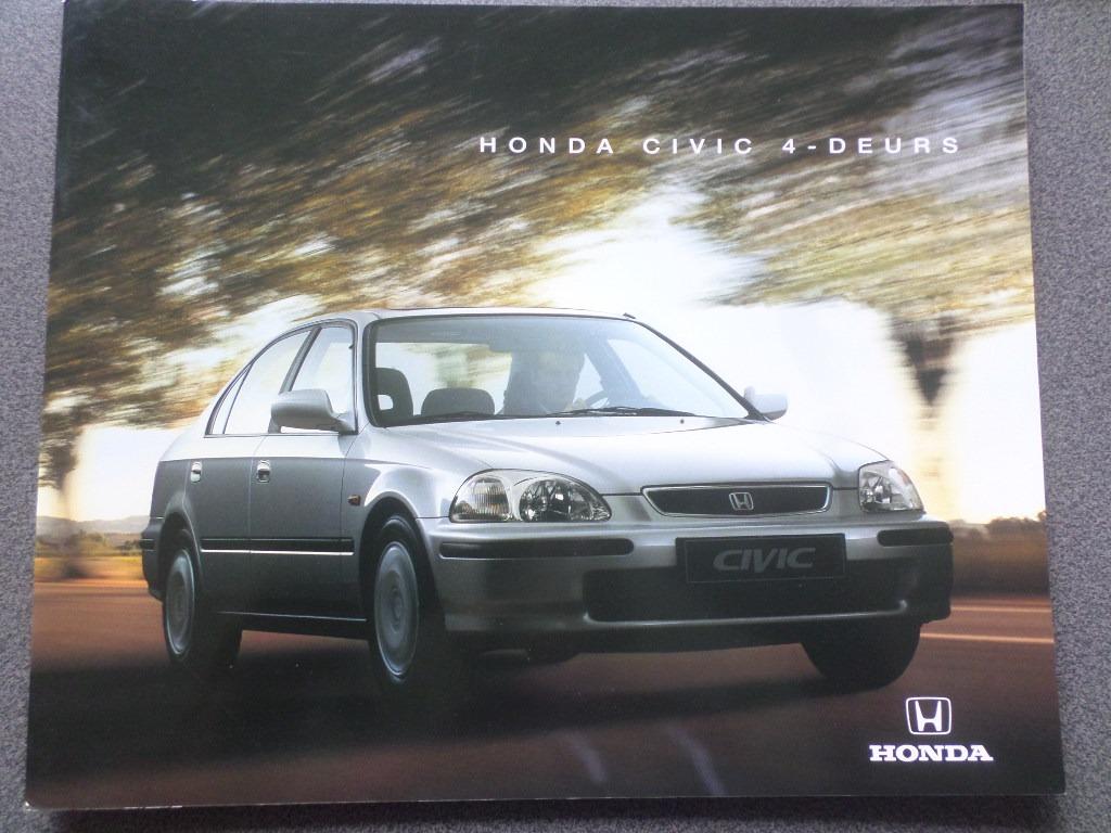 Brochure de la Honda Civic Berline 1995, Livres, Enlèvement ou Envoi, Honda