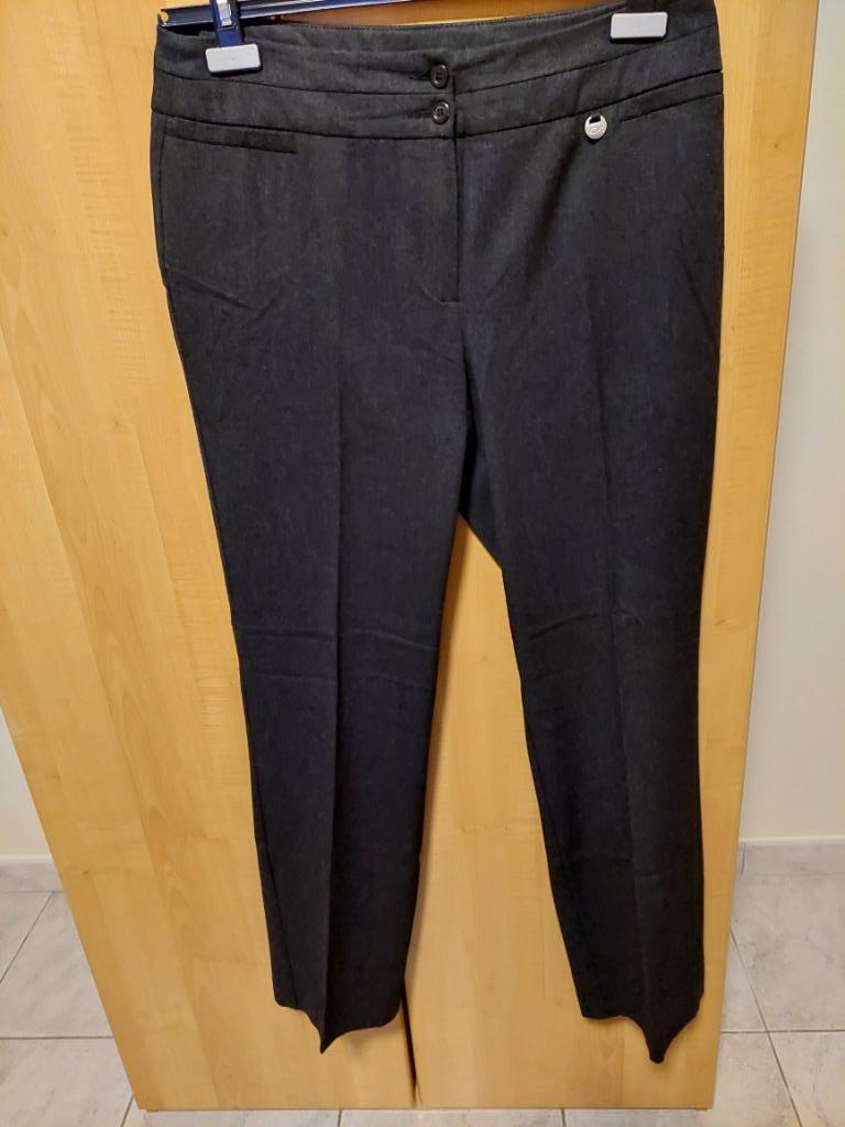 Grijze stoffen damesbroek - Signe Nature, Taille 42/44 (L), Enlèvement ou Envoi, Longs, Porté