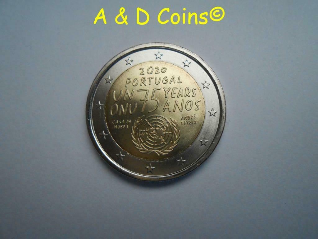 Portugal 2 euro cc 2020, Ophalen of Verzenden, Portugal, 2 euro, Losse munt