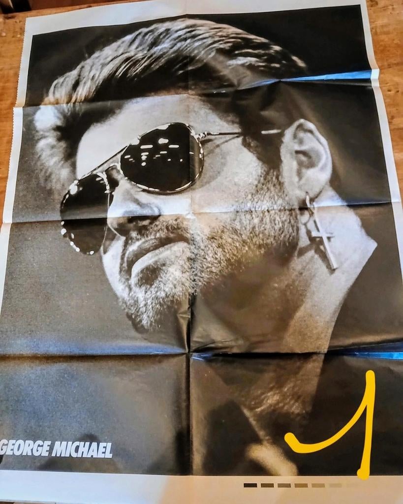 Prachtige vintage posters, poster,George Michael/Wham, Ophalen