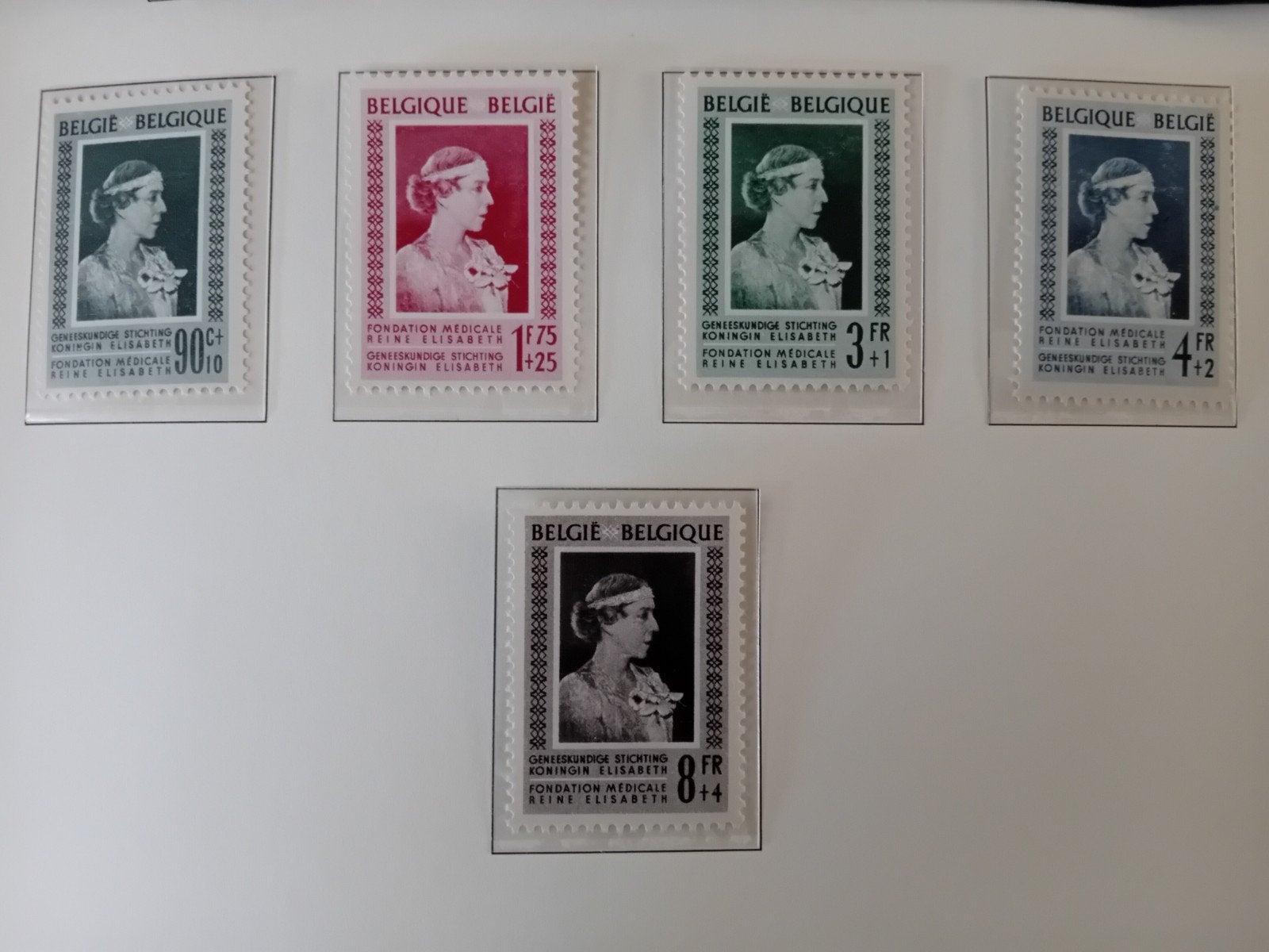 Timbres de Belgique n 863/867** lot 185P, Enlèvement ou Envoi, Neuf