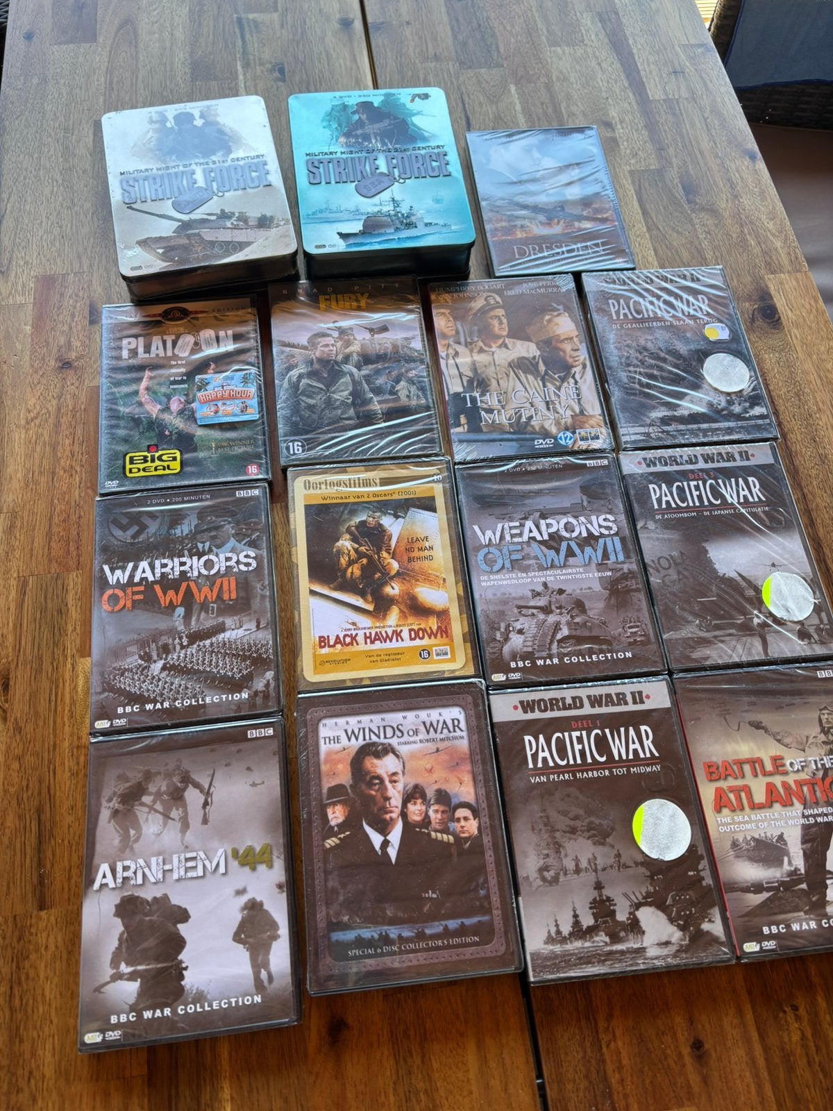 Lot van verschillende oorlogsfilms, CD & DVD, DVD | Action, À partir de 18 ans, Enlèvement, Neuf, dans son emballage, Guerre