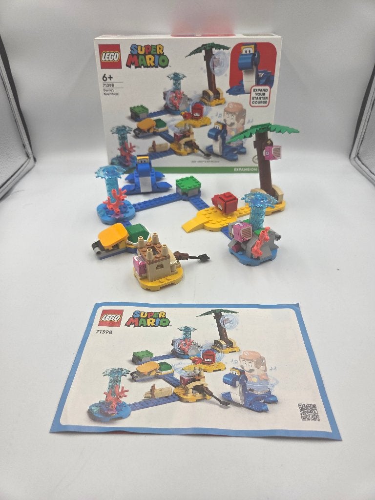 Lego Mario 71398 Dorrie’s Beachfront - Expansion Set, Lego, Inclusief instructies, Ophalen of Verzenden, Zo goed als nieuw