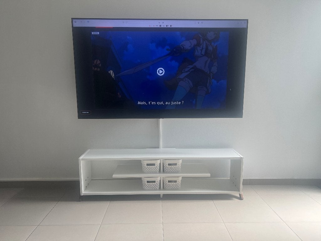 Meuble Tv, 25 à 50 cm, Moins de 100 cm, Comme neuf, Enlèvement