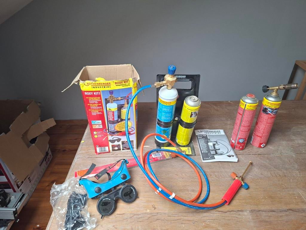 Chalumeau jamais utilisée + lampe à souder, Bricolage & Construction, Enlèvement