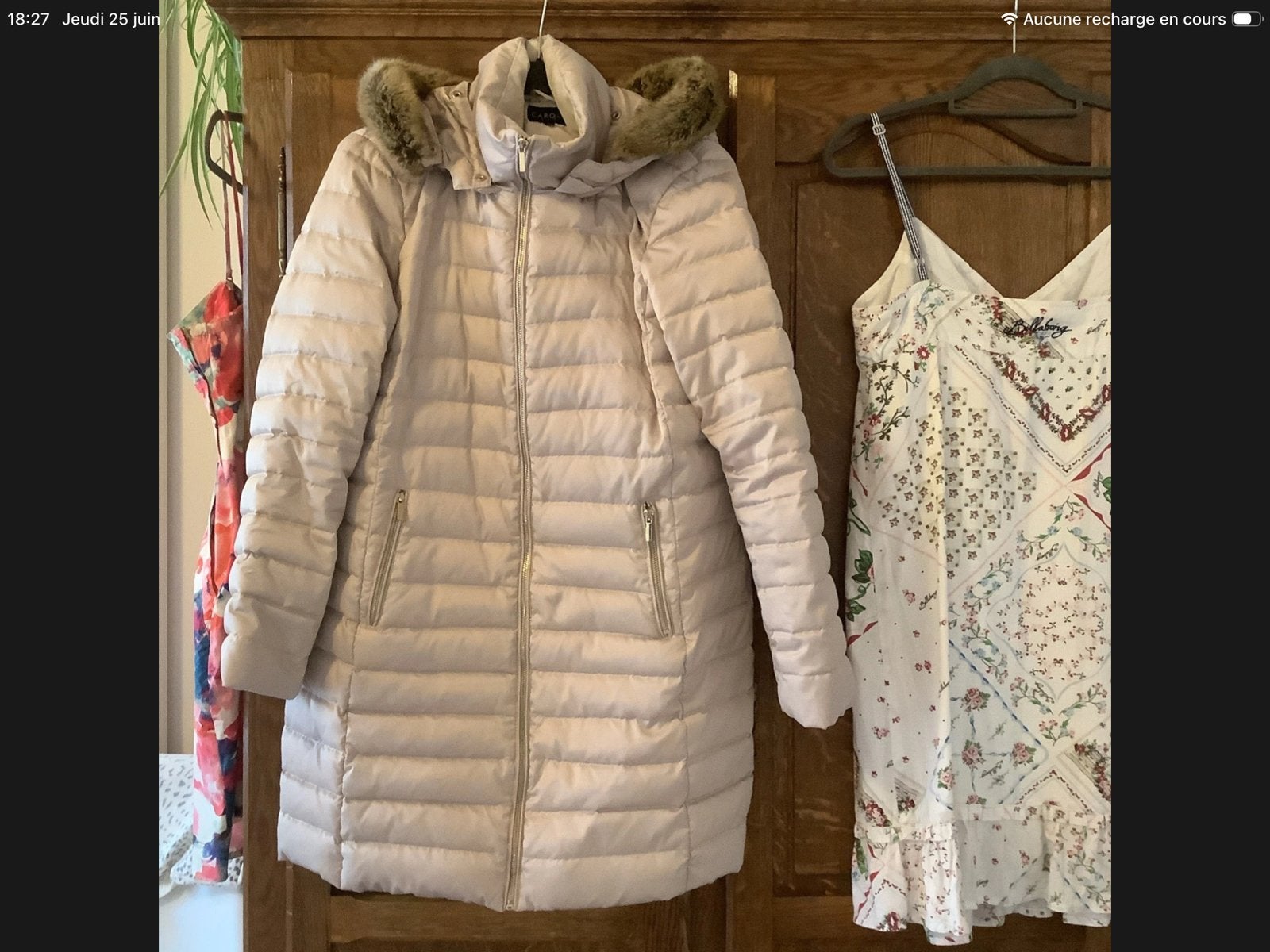 Doudune Carol T44, Enlèvement ou Envoi, Comme neuf, Taille 42/44 (L), Beige