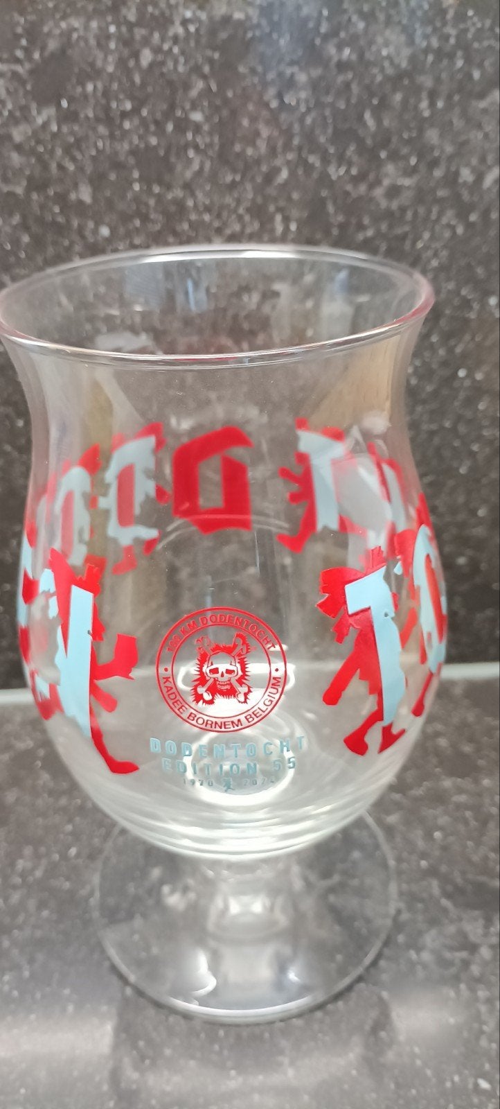 NIEUW Duvelglas Dodentocht 55 jaar, Verzamelen, Biermerken, Ophalen of Verzenden