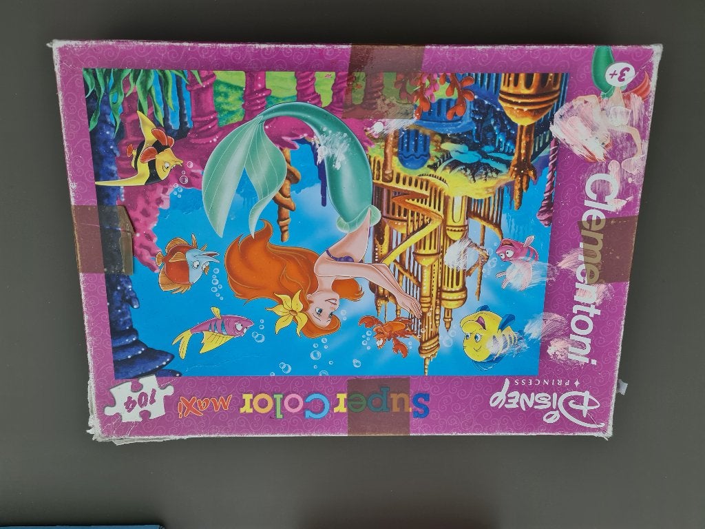 Puzzel Disney Princess Ariël 104 stukjes vanaf 3 jar, Enlèvement, Comme neuf