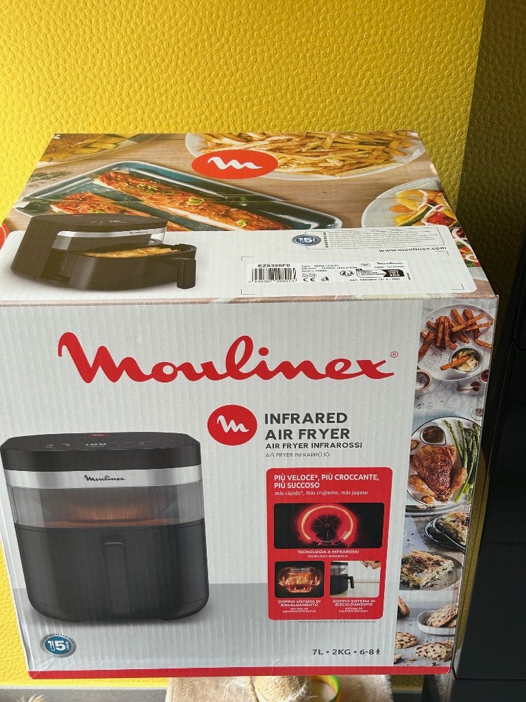 airfryer Moulinex infrared type EZ8328F0   nieuw, Ophalen of Verzenden, Nieuw, Airfryer