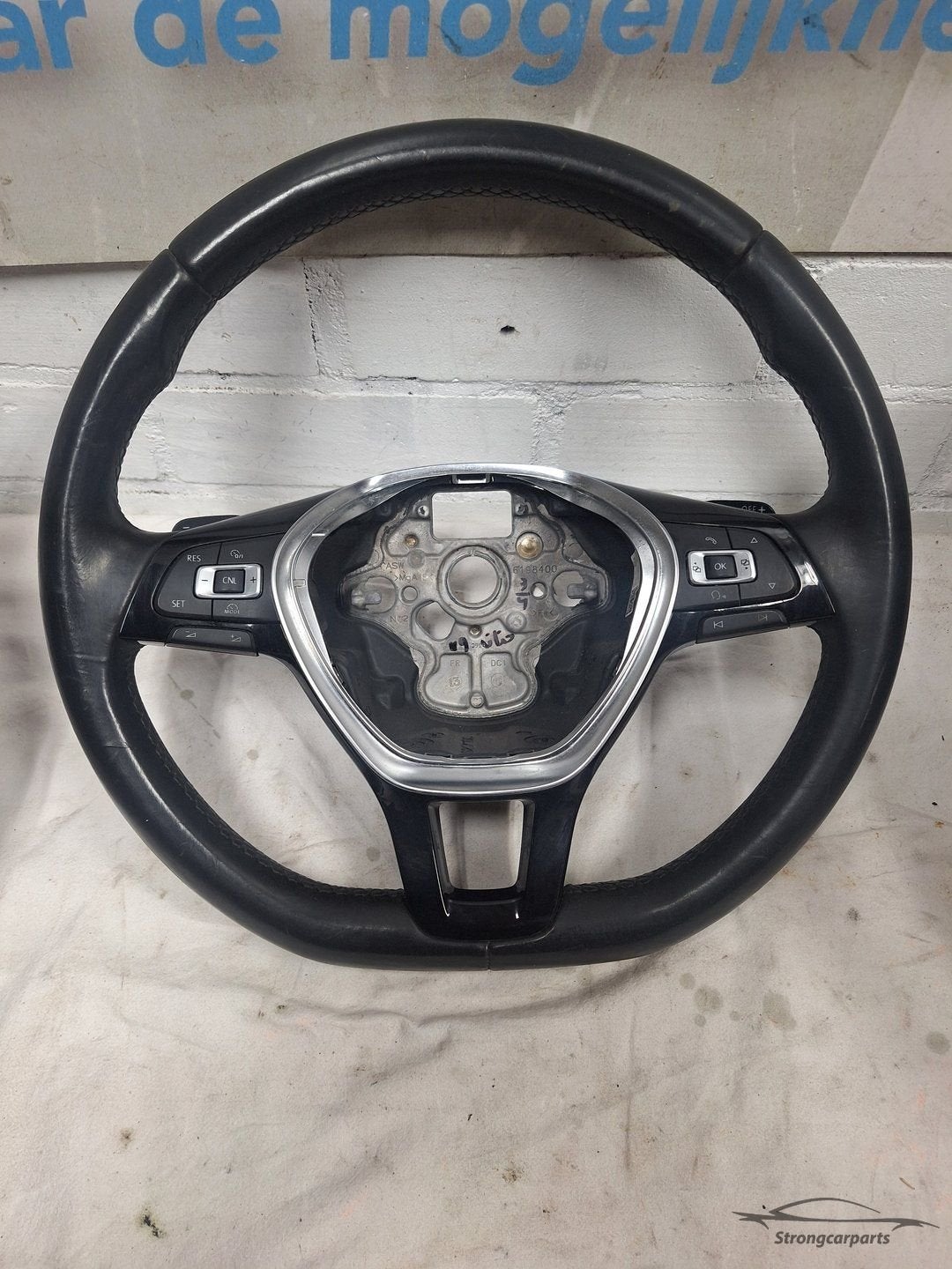 Stuurwiel MF stuur VW Golf 7 VII leder DSG met flippers, Gebruikt, -, Volkswagen, -