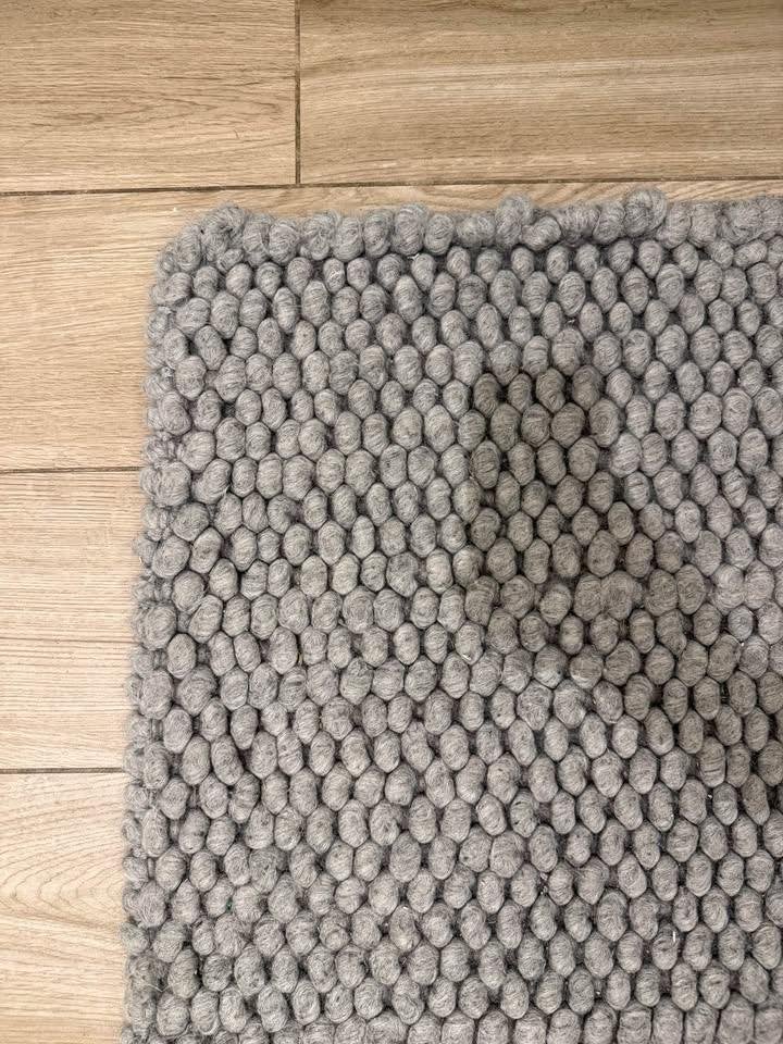 Tapis Designer HAY, Gebruikt, 100 tot 150 cm, Scandinave, Grijs