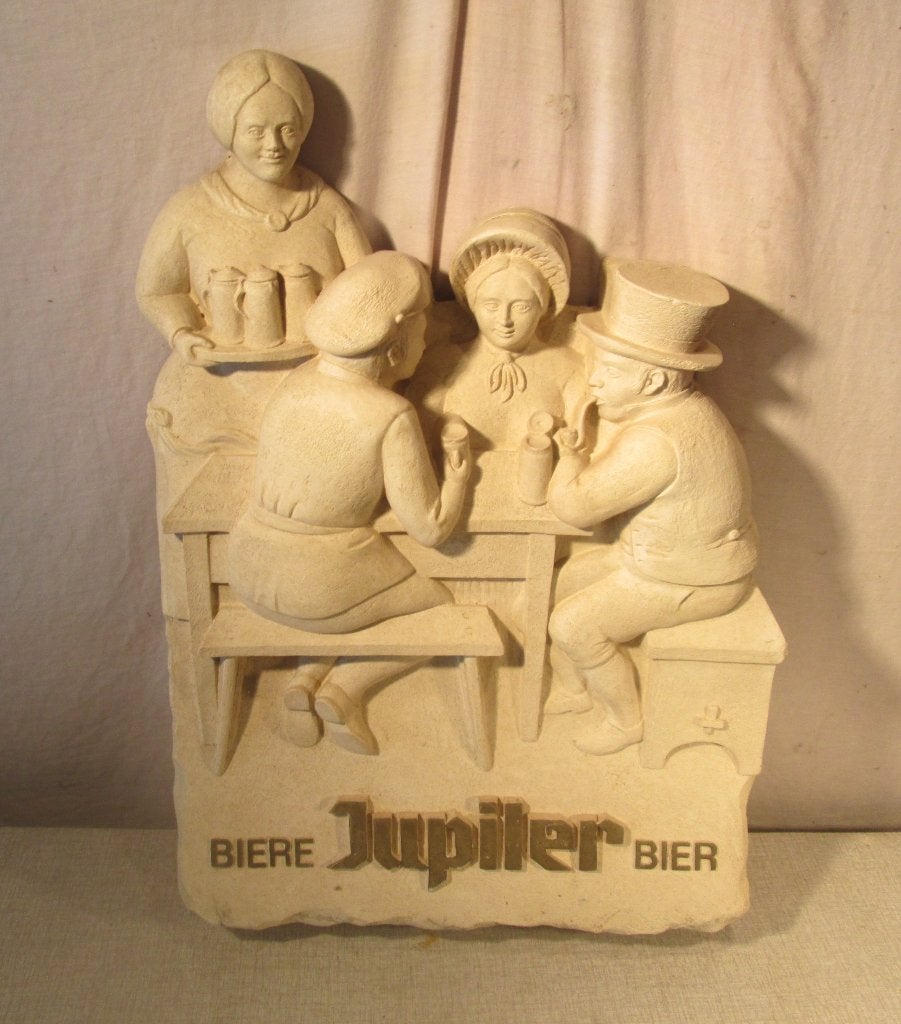 Grand panneau Jupiler en plastique, 28 x 40 x 8, Enlèvement ou Envoi, Comme neuf, Panneau, Plaque ou Plaquette publicitaire, Jupiler