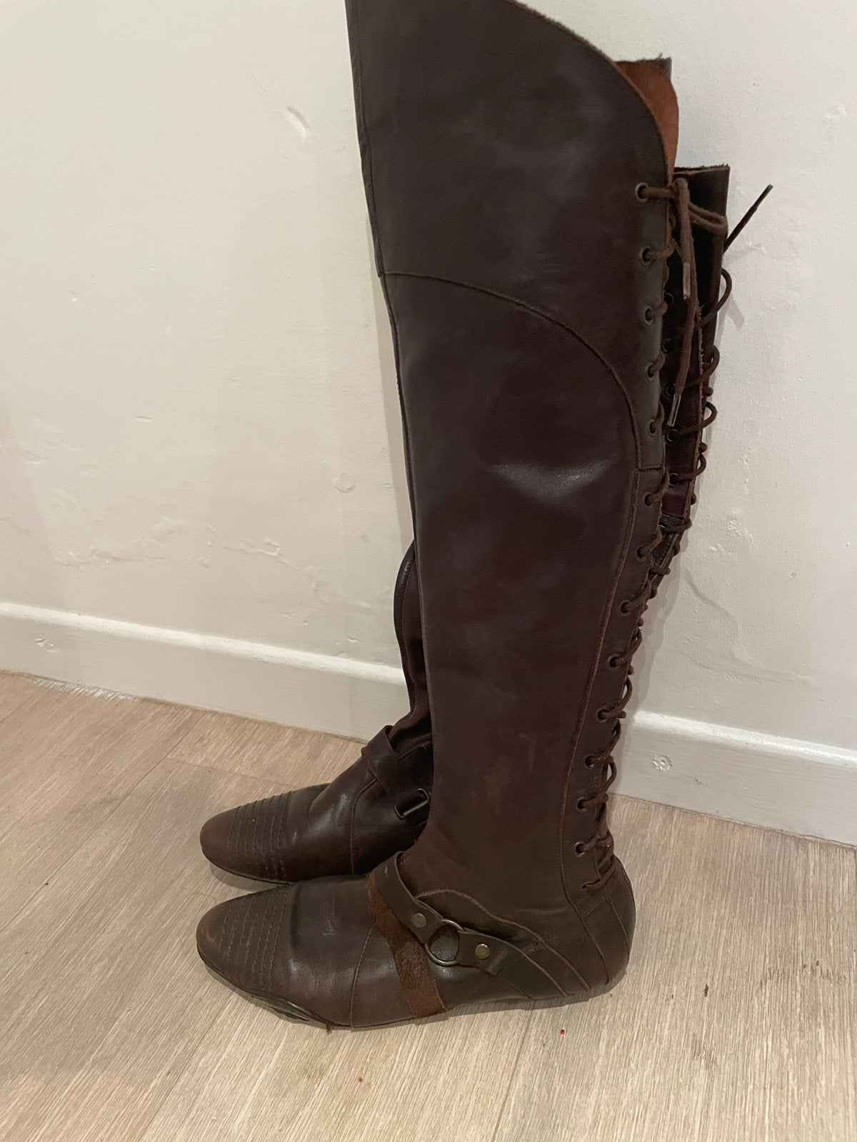 Botte cuissarde, Ophalen of Verzenden, Zo goed als nieuw, Bruin