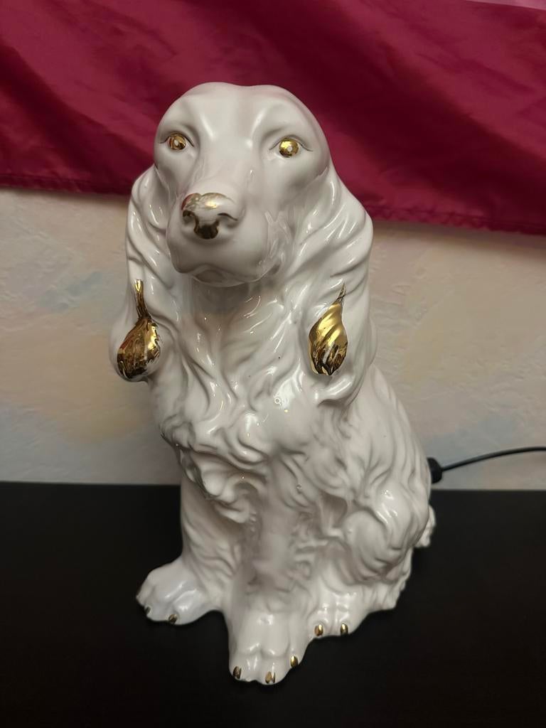Hondenbeeld uit glas, Ophalen, Gebruikt, Hond of Kat, Beeldje of Figuurtje