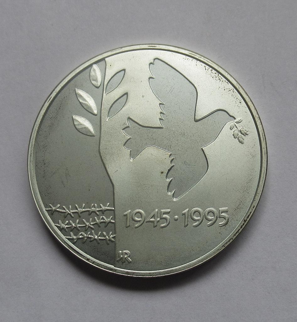 Norway, 50 kroner, 1995, Verzenden, Zilver