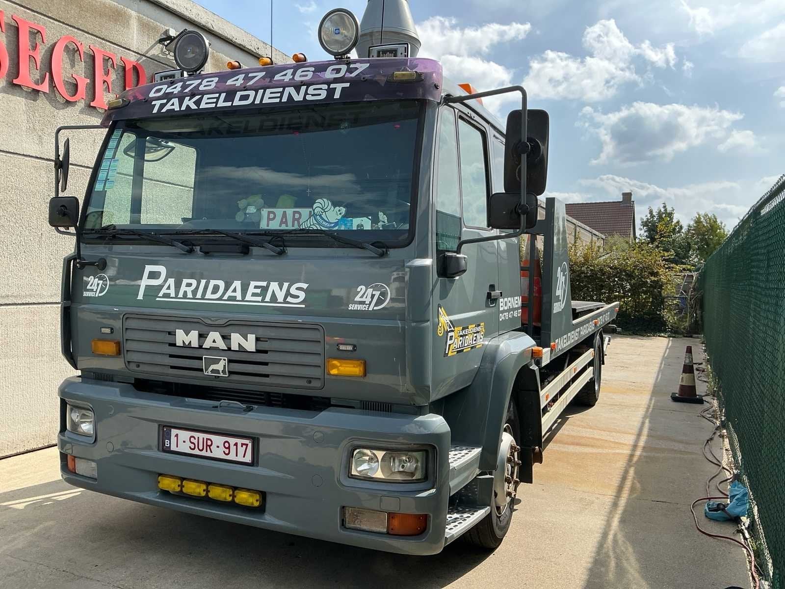 Dépanneuse MAN L14LC Falcom 2001, Autos, Achat, Entreprise, Autres carburants, MAN