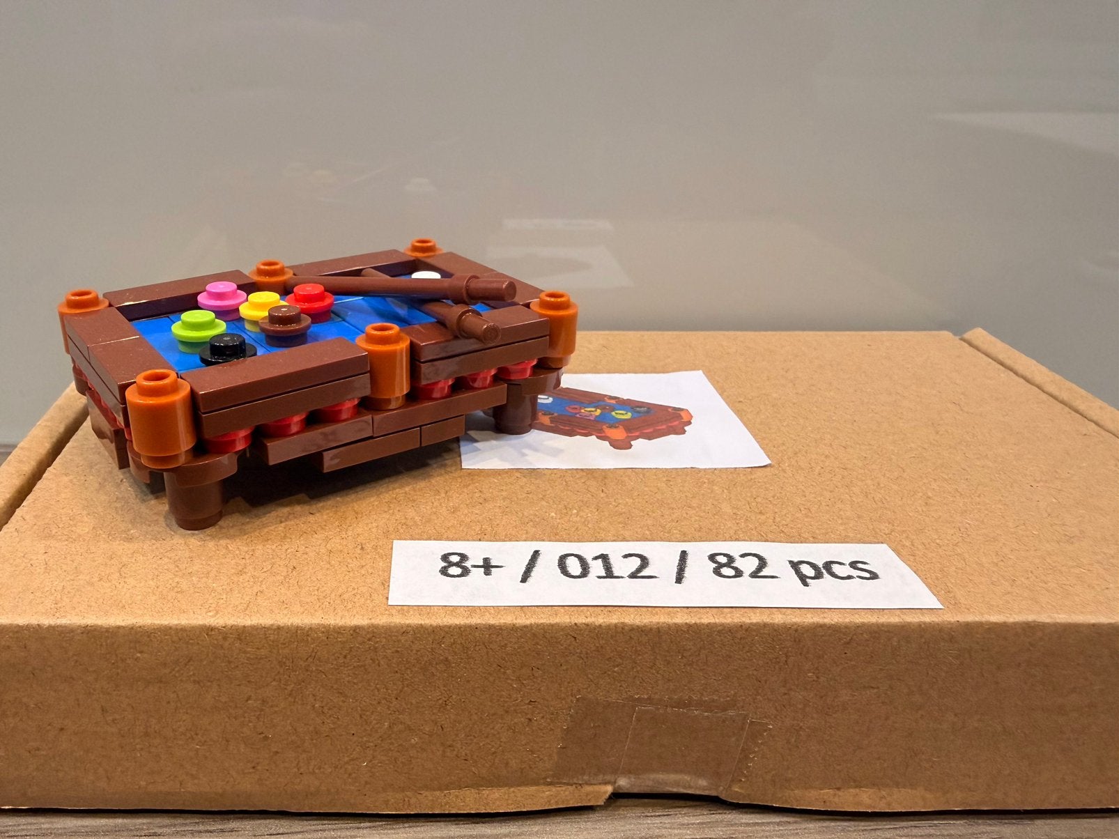 Pooltafel mini bouwsetje, Kinderen en Baby's, Ophalen of Verzenden, Zo goed als nieuw