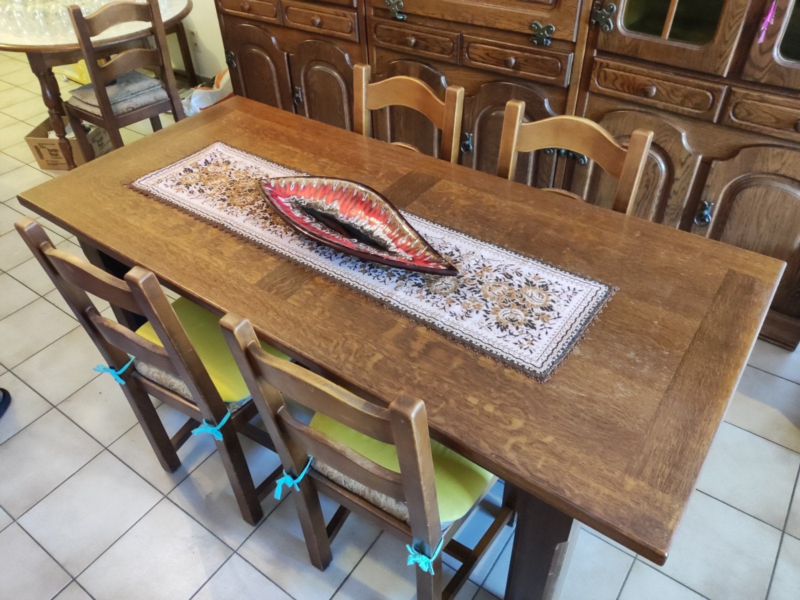 GRATIS tafel en 6 stoelen, Ophalen