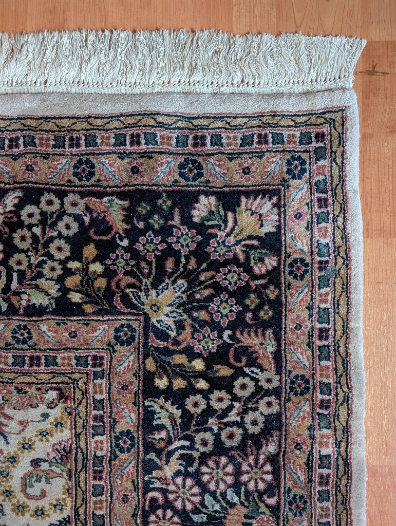 Grand tapis ancien des Indes antiquité brocante, Antiquités & Art, Tapis & Textile, Enlèvement