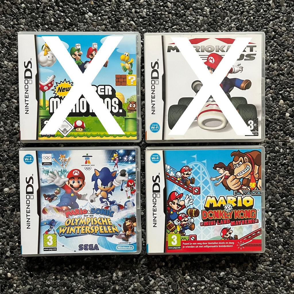 Super Mario Bros Lot voor Nintendo DS/2DS/3DS, Games en Spelcomputers, Games | Nintendo DS, Ophalen of Verzenden, Zo goed als nieuw