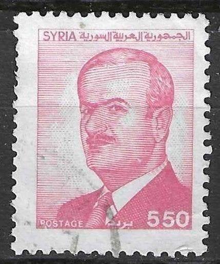 Syrie 1987 - Yvert 812 - Hafiz al-Assad - 550 pi. (1ER), Envoi, Affranchi