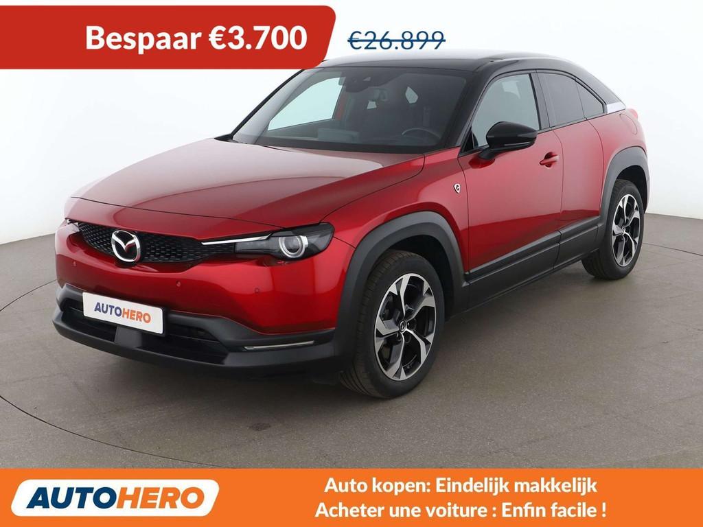 Mazda MX-30 electric drive 125 kW Makoto R-EV (bj 2023), https://public.car-pass.be/vhr/d2abddd5-2508-4ff0-bcf0-f10f971c8712, Gebruikt