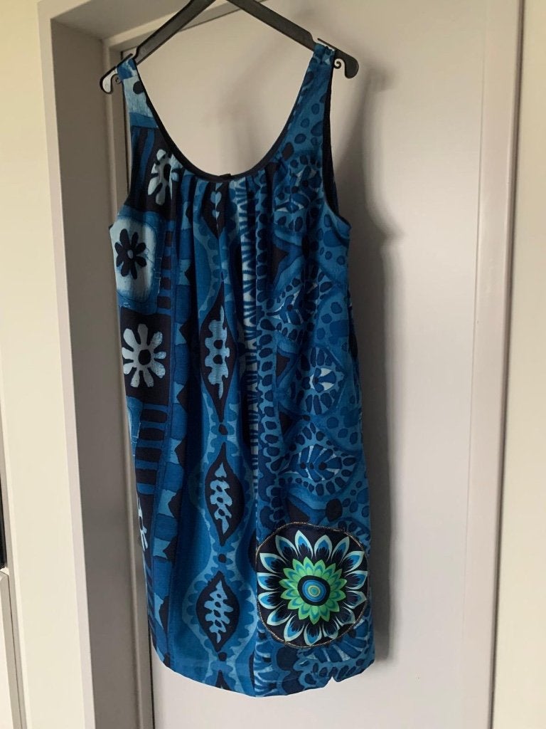 Damesjurk, Kleding | Dames, Blauw, Zo goed als nieuw, Desigual, Boven de knie