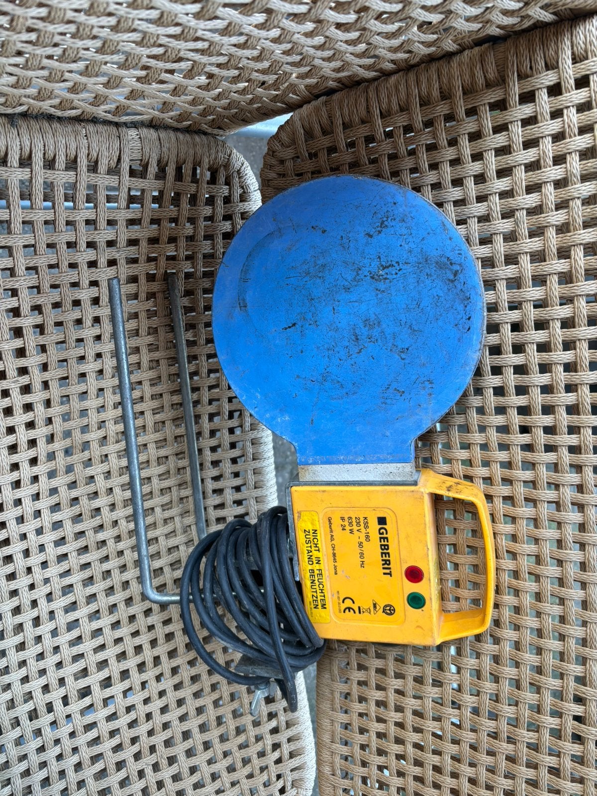 Pe lasspiegel & elektromof apparaat, Bricolage & Construction, Sanitaire, Enlèvement, Comme neuf