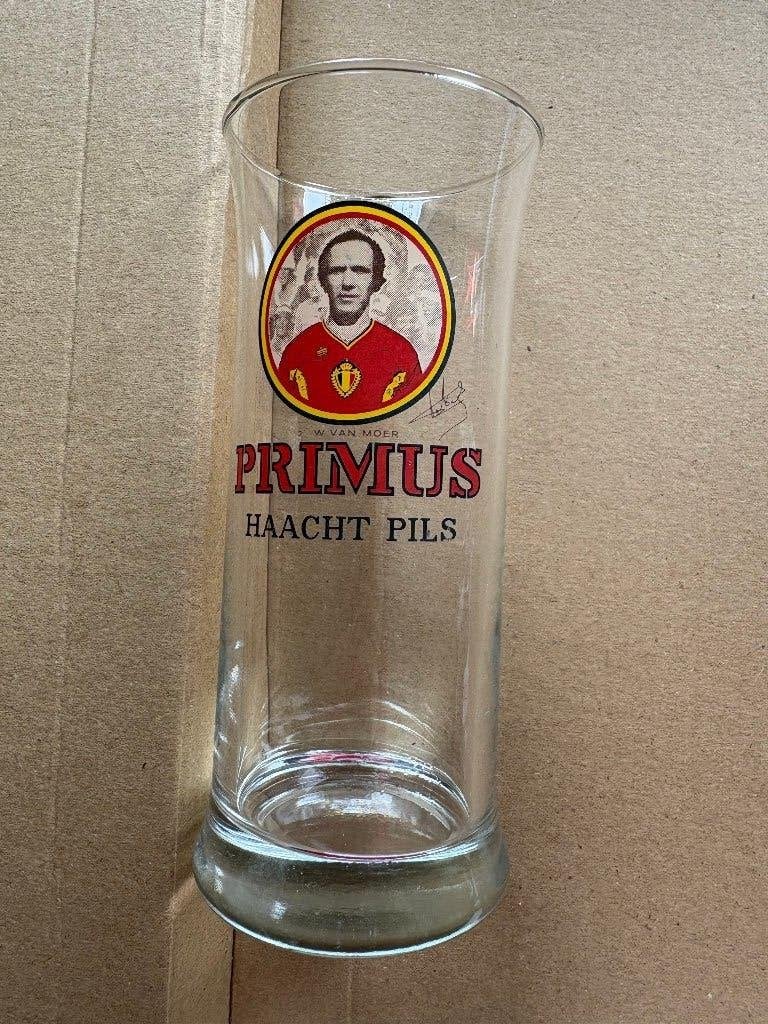 Primus Haacht Pils - Van Moer, Collections, Enlèvement ou Envoi, Utilisé, Verre ou Verres, Autres marques