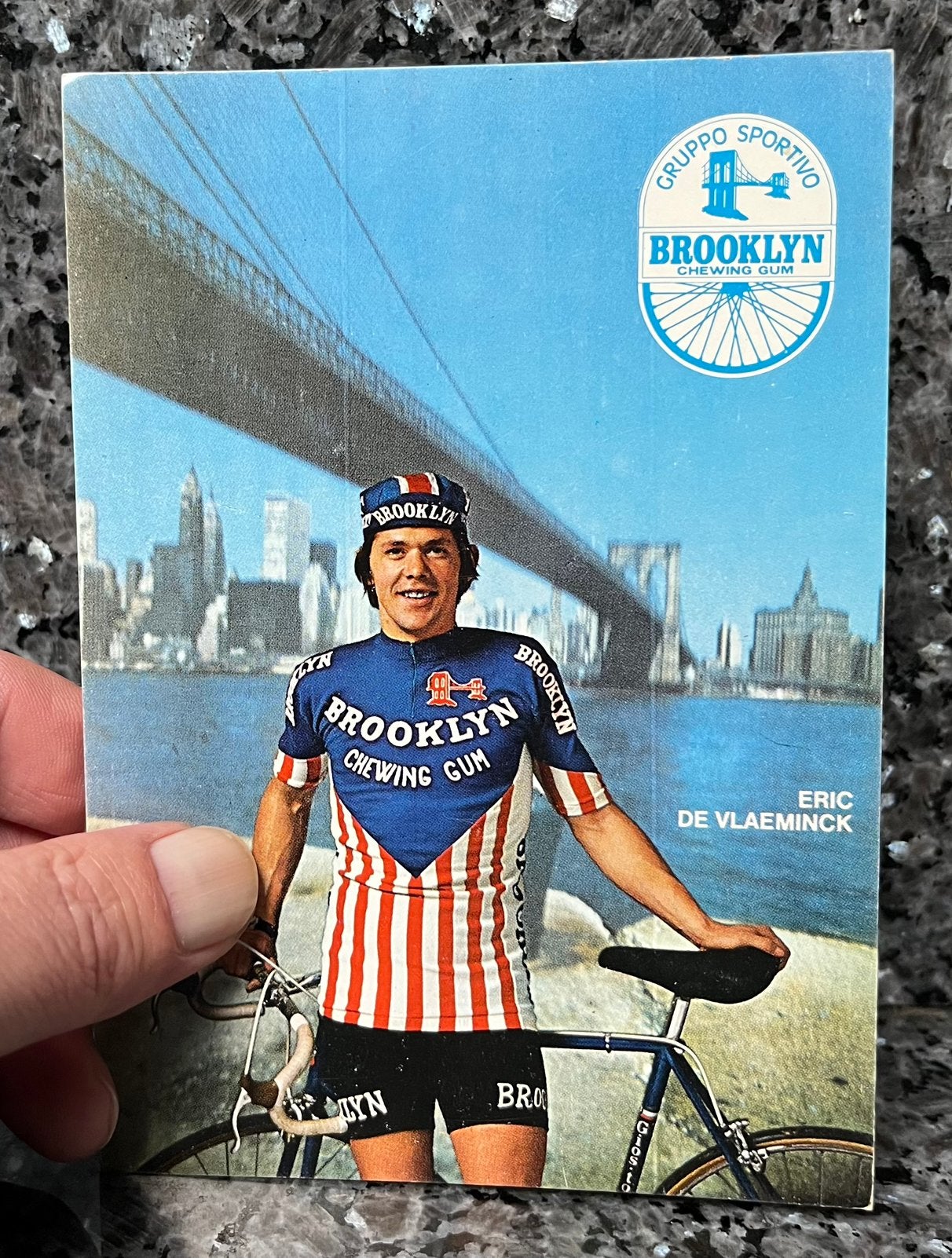 Le cycliste Eric De Vlaeminck Brooklyn, Enlèvement, Comme neuf
