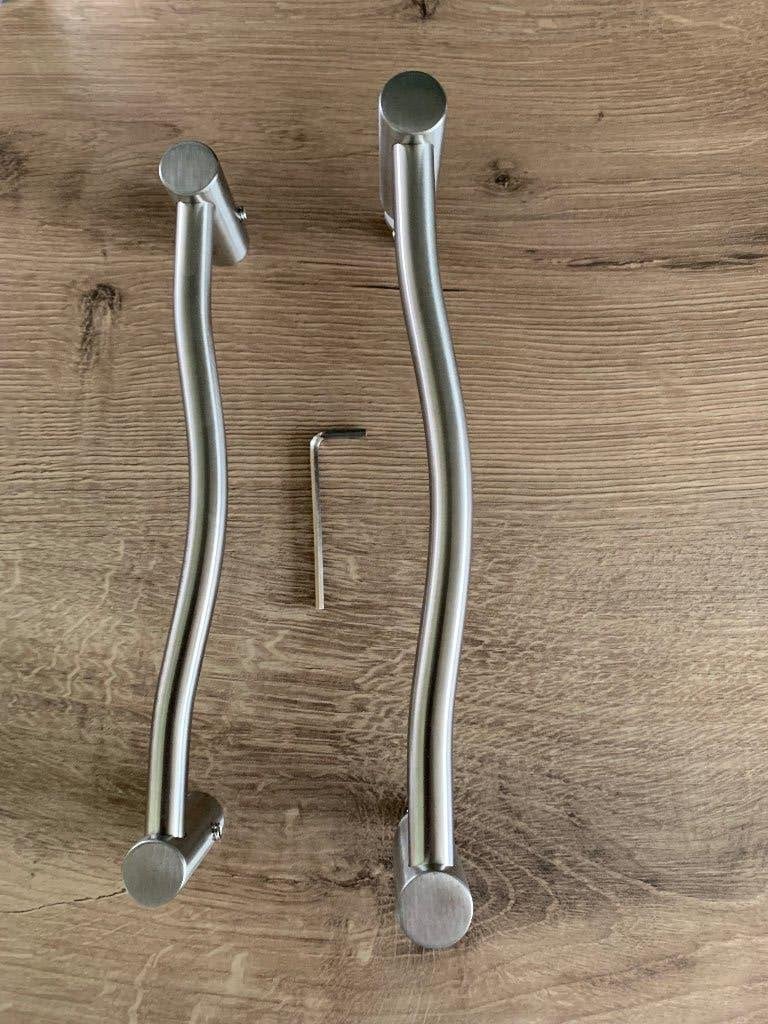 Poignée de porte en inox pour porte coulissante, Enlèvement ou Envoi, Neuf, Inox