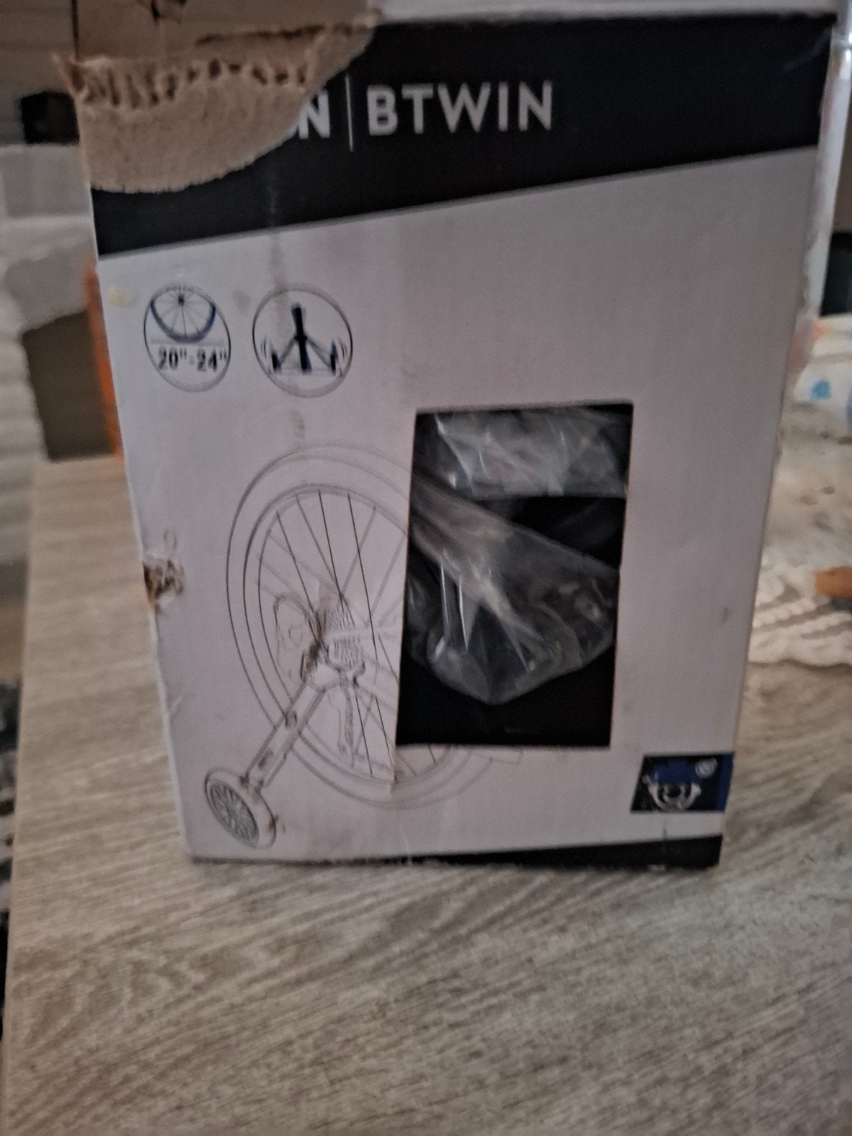 Wielen voor kinder fiets, Ophalen