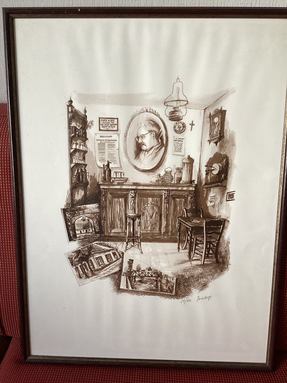 Pentekening, Antiek en Kunst, Ophalen