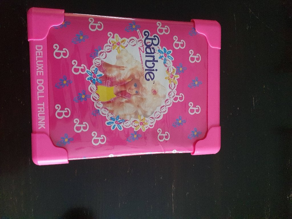 Barbie deluxe doll trunk begin jaren 1990, Ophalen of Verzenden, Zo goed als nieuw, Accessoires
