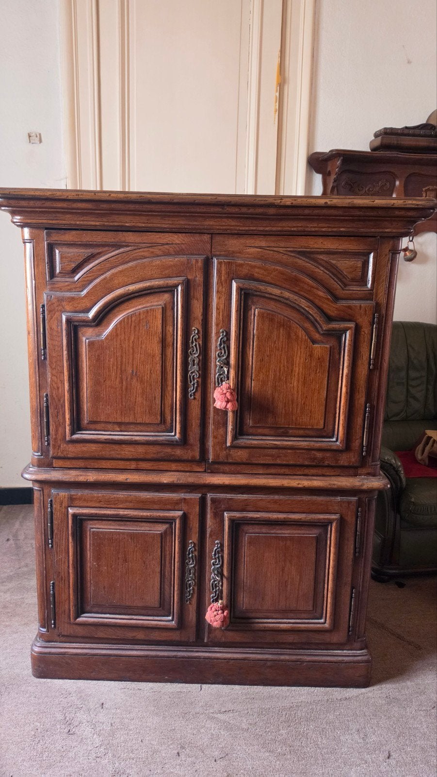 Buffet / Cabinet en bois italien vintage – 1971, Enlèvement