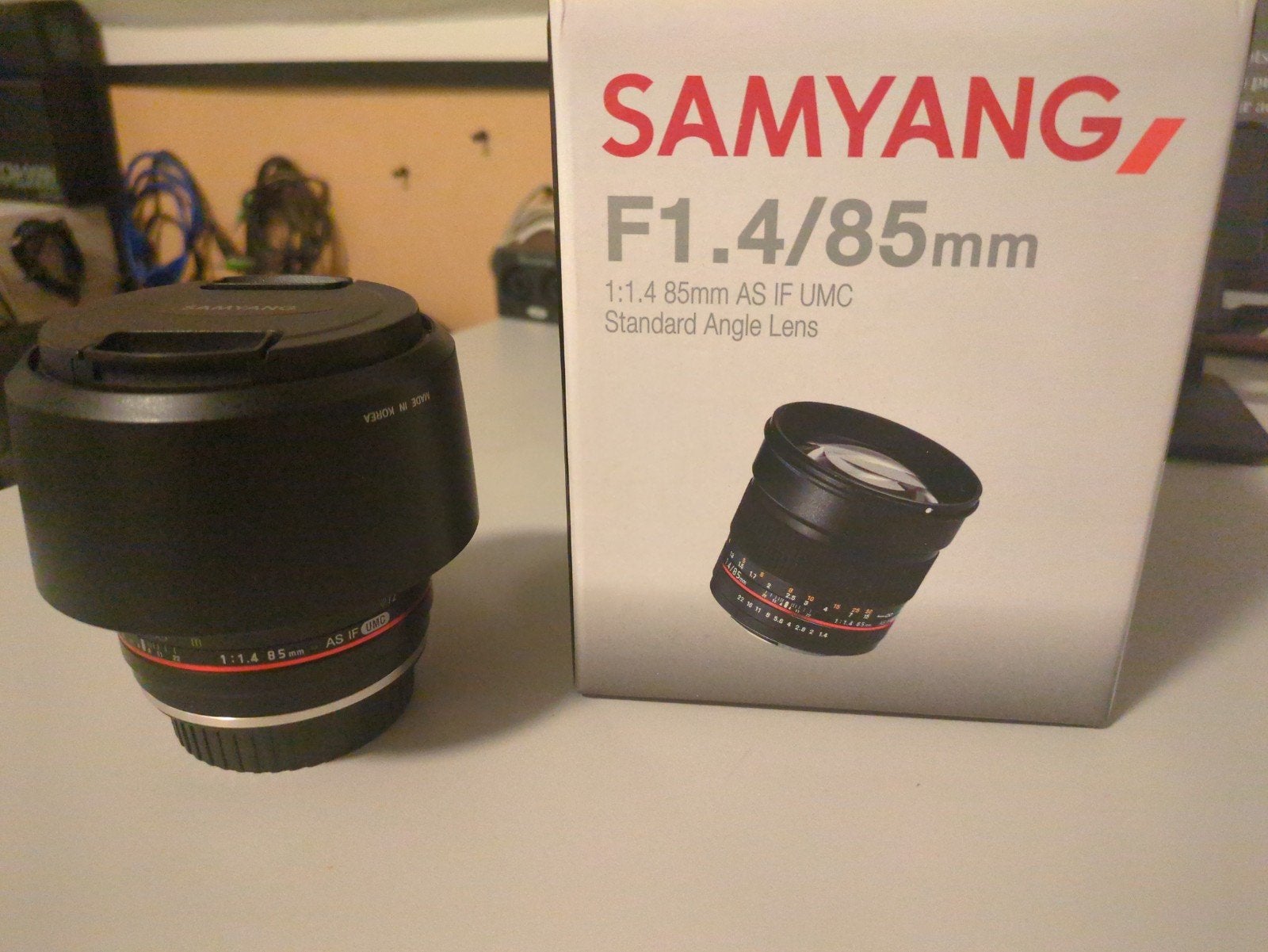 Samyang 85mm f1.4 MF (EF Canon), Audio, Tv en Foto, Foto | Lenzen en Objectieven, Ophalen of Verzenden