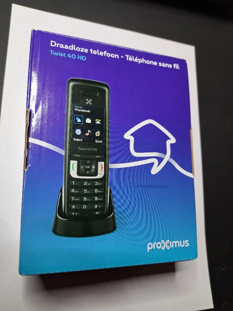 -=WaW=- Proximus Twist 40 HD Draadloze Telefoon !, Ophalen of Verzenden, Zo goed als nieuw, 1 handset