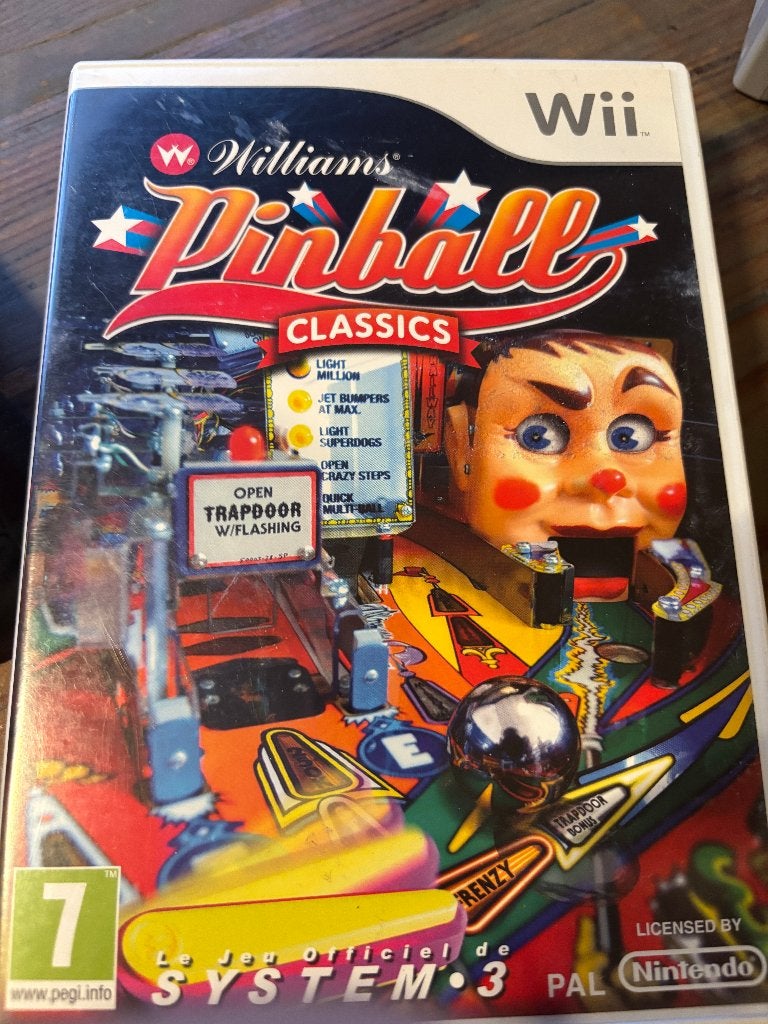 Williams Pinball Classics – Nintendo Wii, Ophalen of Verzenden, Zo goed als nieuw, Overige genres