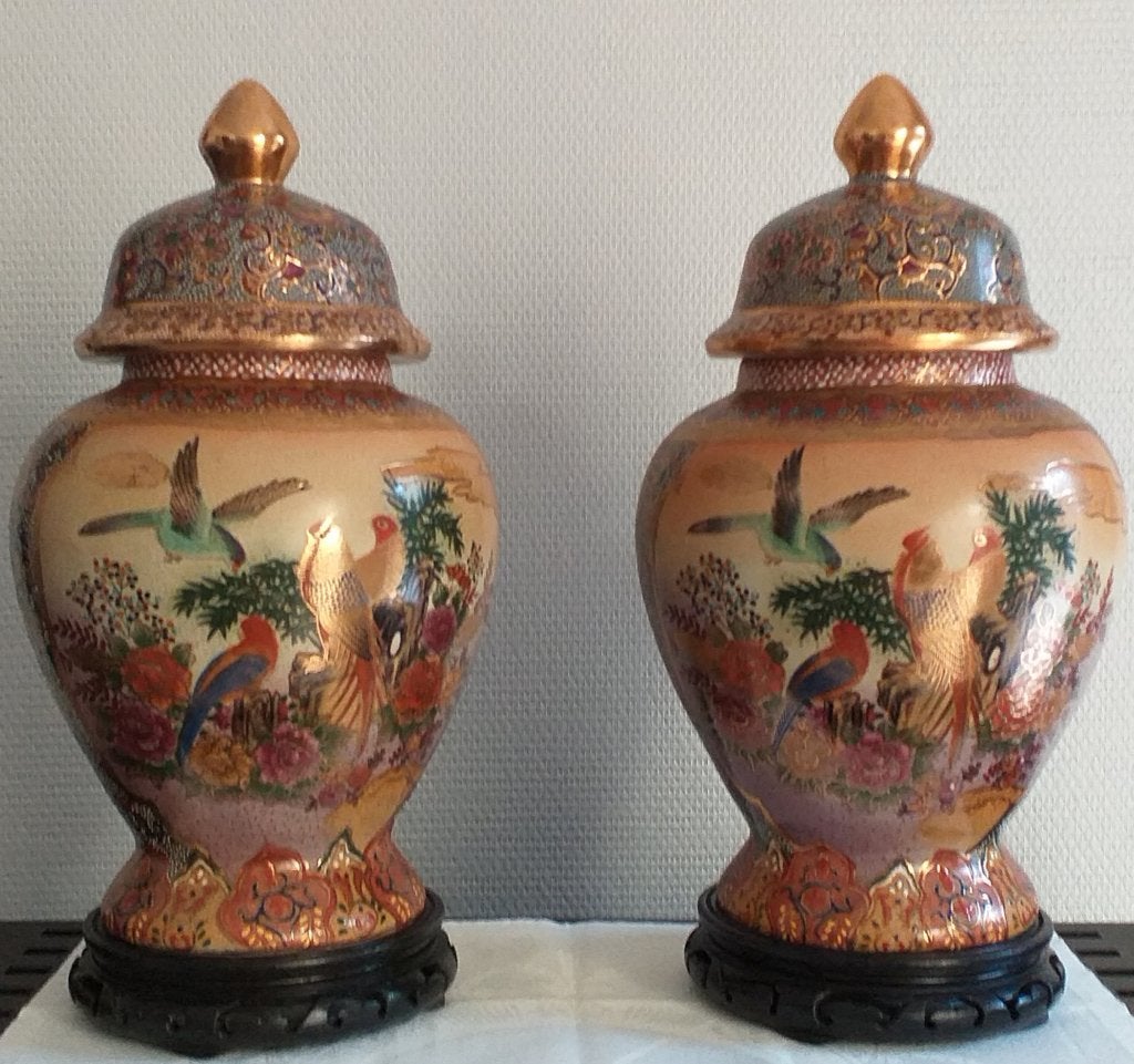 2 Chinese vases/potten, Ophalen