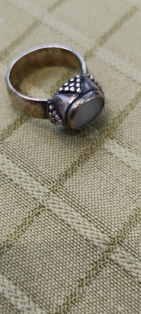Vintage ringen, Bijoux, Sacs & Beauté, Enlèvement ou Envoi, Argent, Argent