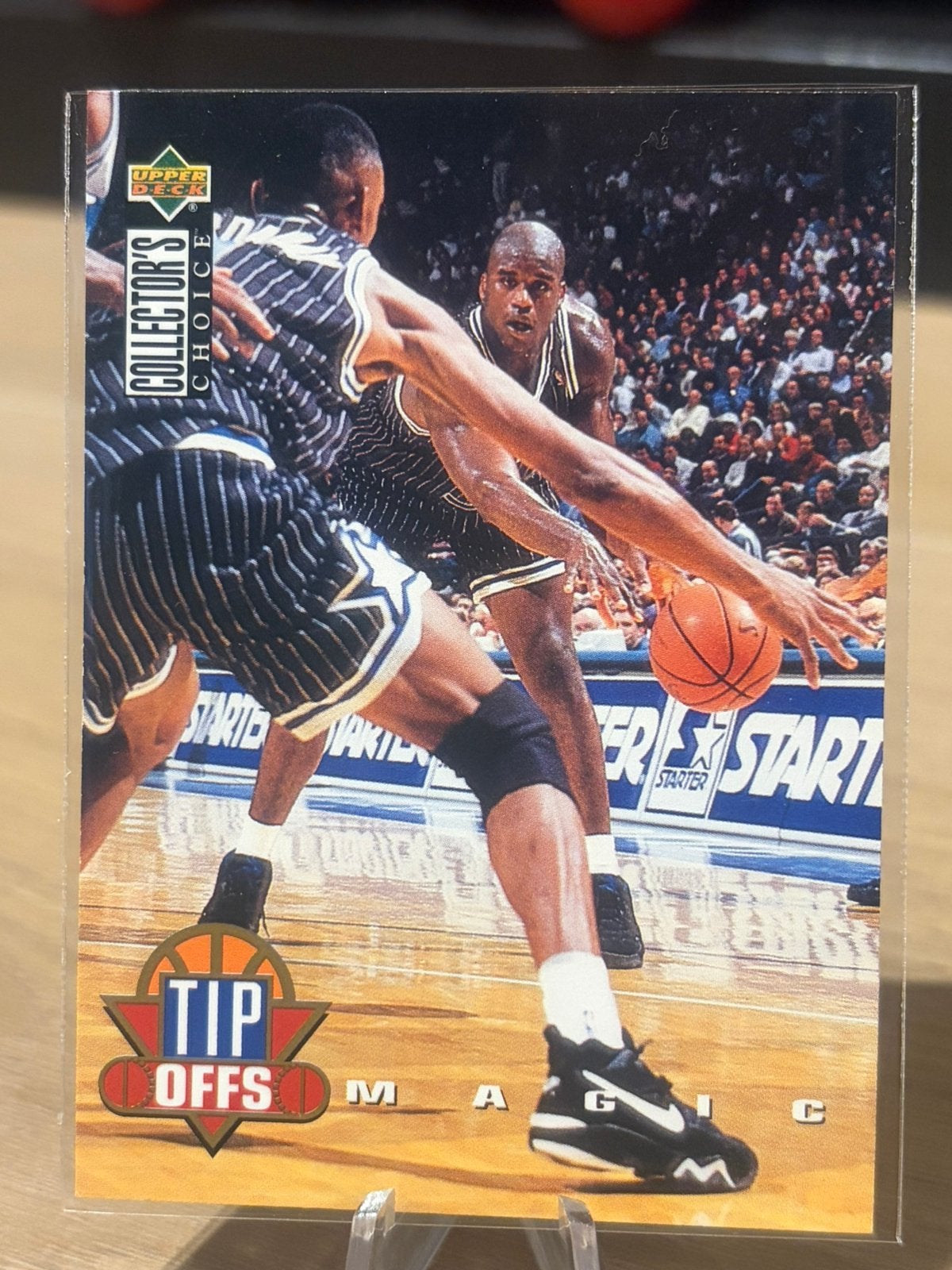 Shaq basketkaart 94-95, Enlèvement