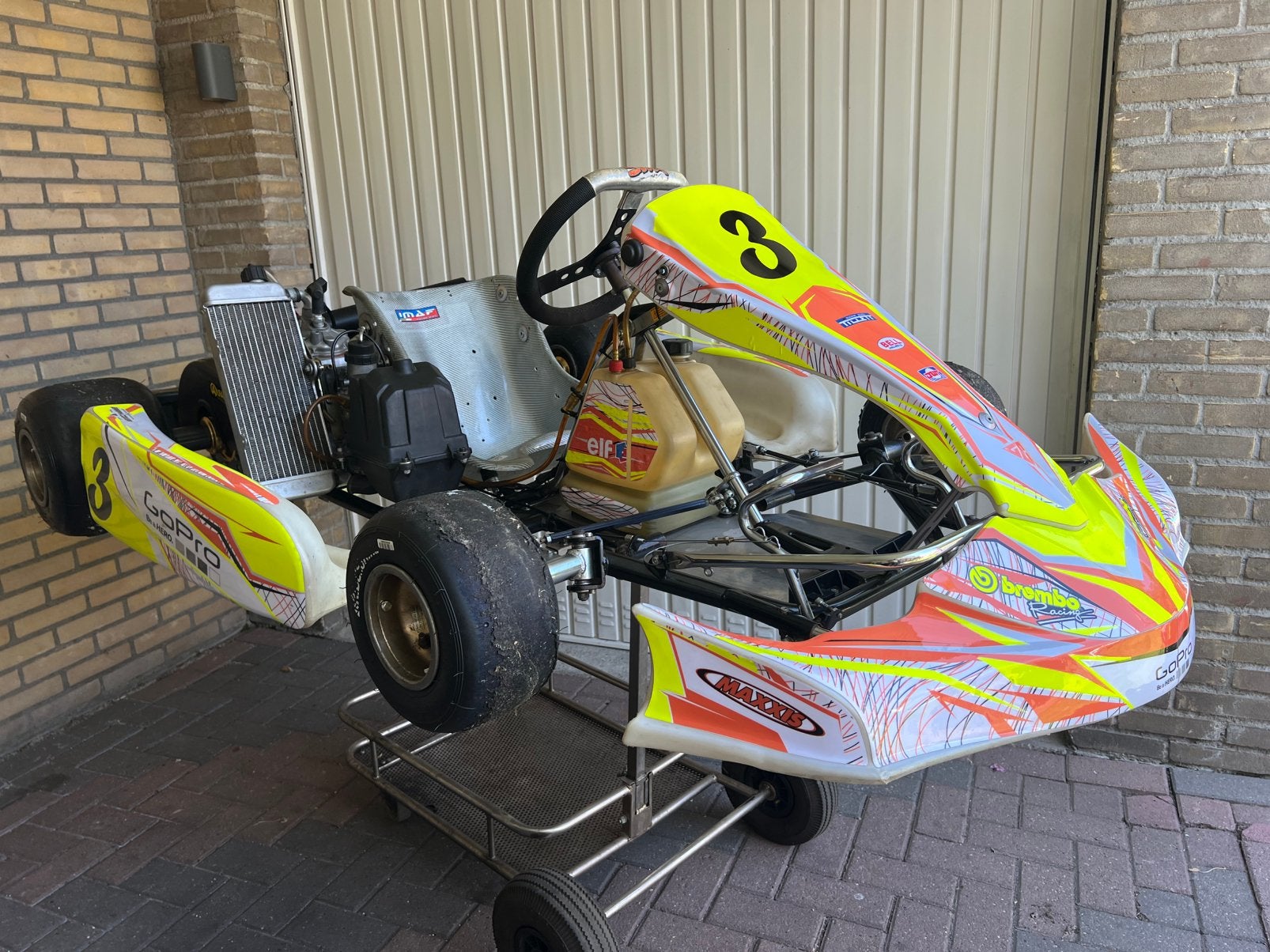 Sodi kart met Rotax Max senior. Automaat. 7,5 uur, Sport en Fitness, Ophalen, Zo goed als nieuw, Kart