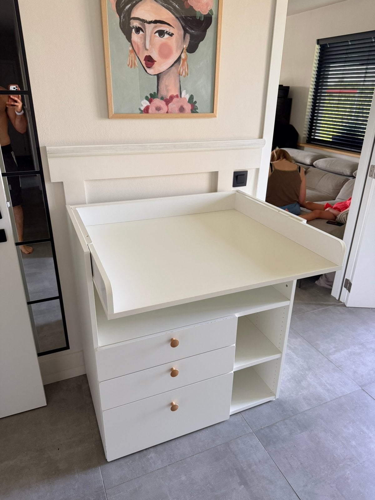 Ververstafel baby’s IKEA - 120 EUR, 90 à 105 cm, Enlèvement, Utilisé, 75 à 100 cm