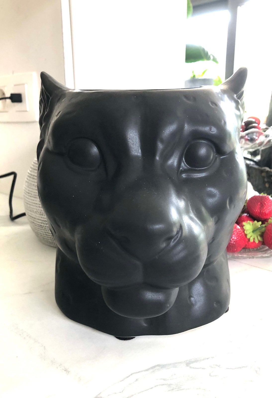 Cachepot luipaard te koop, Ophalen, Zo goed als nieuw