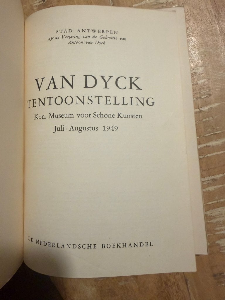 Van Dyck, tentoonstelling *Stad Antwerpen*, Boeken, Ophalen of Verzenden, Gelezen, Schilder- en Tekenkunst