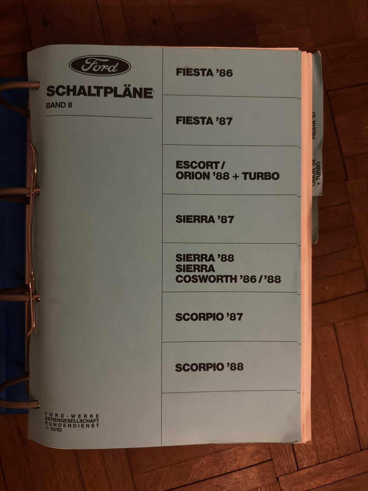 Ford manuals/ boeken oude wagens, Ophalen