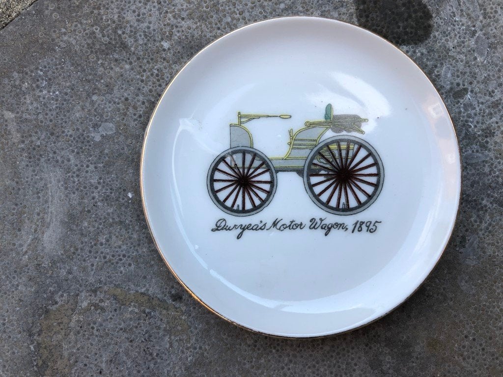 Duryeas motor wagon 1895 - bordje, Antiek en Kunst, Ophalen of Verzenden
