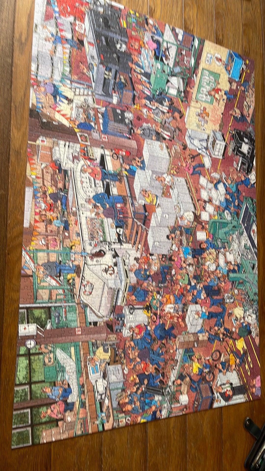 JVH. De puzzelfabriek /1500 stuks., Ophalen, Zo goed als nieuw