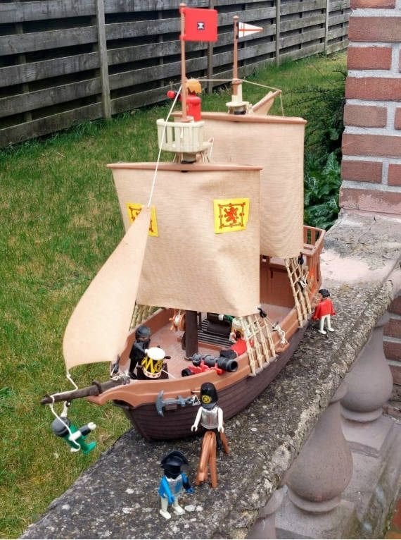 PIRATENSCHIP Playmobil Vintage, Antiek en Kunst, Curiosa en Brocante, Ophalen