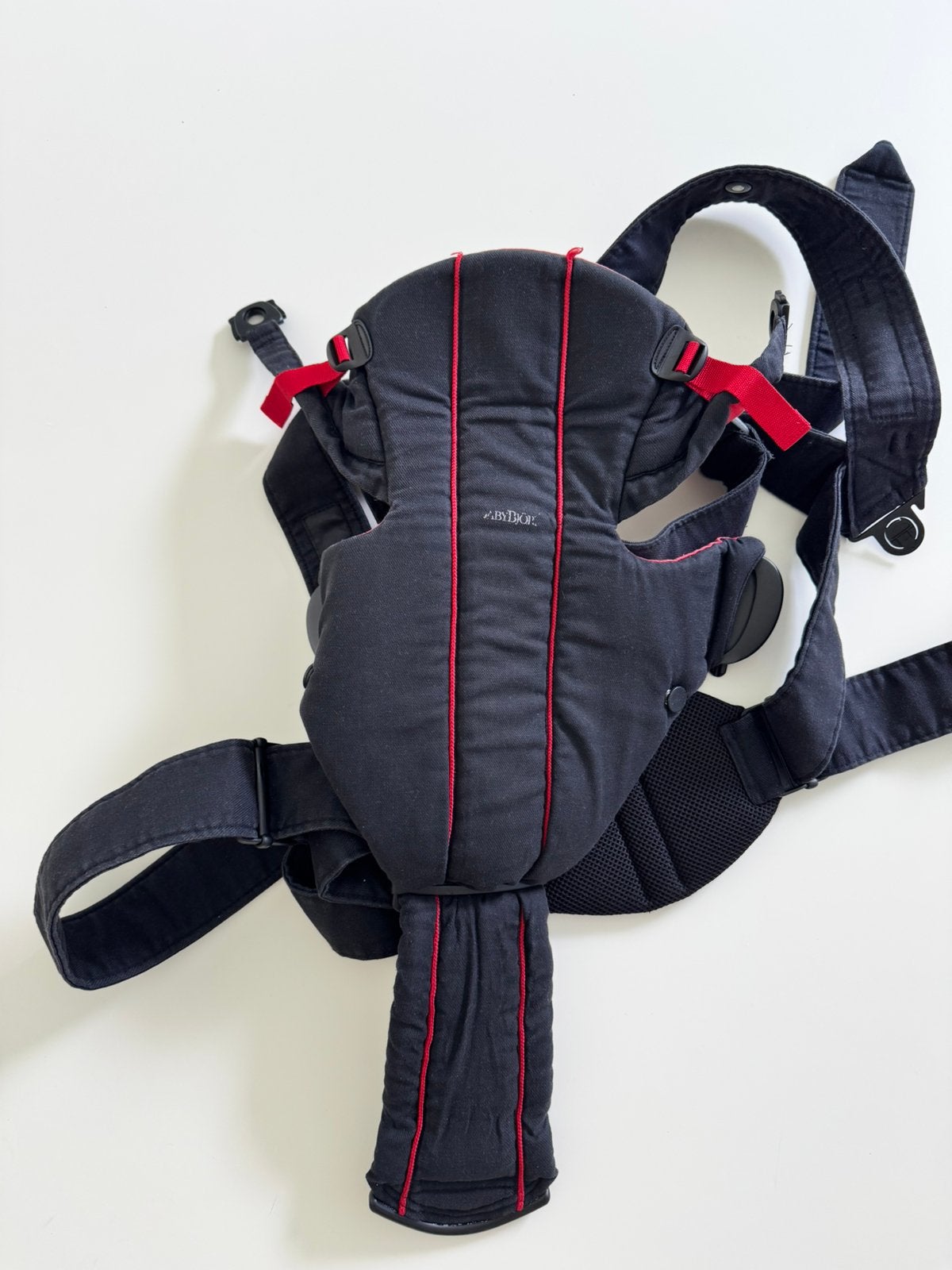 Babybjorn draagzak en hoes zwart, Kinderen en Baby's, Babydragers en Draagdoeken, Ophalen, Gebruikt, Draagzak, Baby Björn